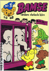 Bamse 1992 nr 3 omslag serier