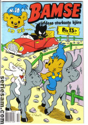 Bamse 1993 nr 10 omslag serier Bamse 1993 nr 10 omslag serier
