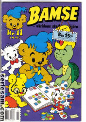 Bamse 1993 nr 11 omslag serier Bamse 1993 nr 11 omslag serier