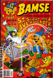 Bamse 1997 nr 12 omslag serier