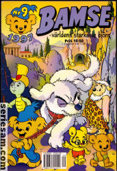 Bamse 1997 nr 9 omslag serier Bamse 1997 nr 9 omslag serier