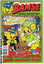 Bamse 1998 nr 12 omslag serier