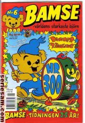 Bamse 1998 nr 6 omslag serier