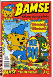 Bamse 1998 nr 6 omslag serier Bamse 1998 nr 6 omslag serier