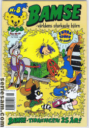 Bamse 1998 nr 8 omslag serier Bamse 1998 nr 8 omslag serier