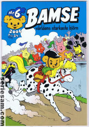 Bamse 2006 nr 6 omslag serier