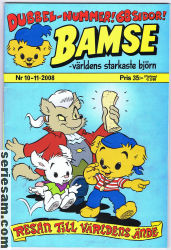 Bamse 2008 nr 10/11 omslag serier Bamse 2008 nr 10/11 omslag serier