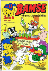 Bamse 2008 nr 12 omslag serier