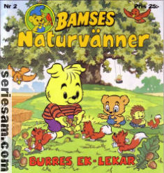 Bamses naturvänner 1995 nr 2 omslag serier