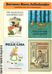 Barnens stora julkalender 1968 omslag serier