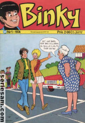 Binky 1974 nr 1 omslag serier