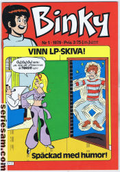 Binky 1979 nr 1 omslag serier