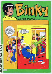 Binky 1981 nr 3 omslag serier