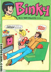 Binky 1981 nr 6 omslag serier