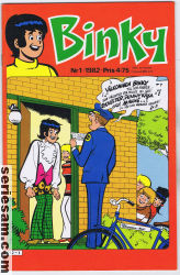 Binky 1982 nr 1 omslag serier