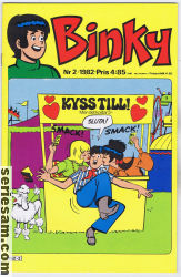 Binky 1982 nr 2 omslag serier