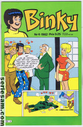 Binky 1982 nr 4 omslag serier