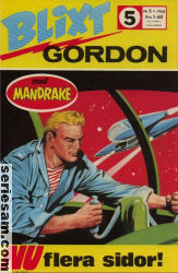 Blixt Gordon 1968 nr 5 omslag serier