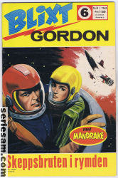 Blixt Gordon 1968 nr 6 omslag serier