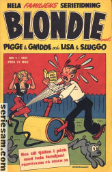 Blondie 1951 nr 1 omslag serier