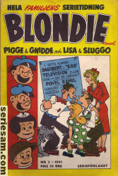Blondie 1951 nr 2 omslag serier