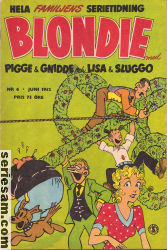 Blondie 1952 nr 6 omslag serier