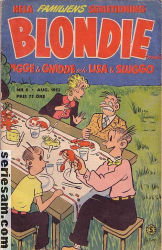 Blondie 1952 nr 8 omslag serier