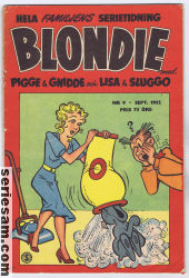 Blondie 1952 nr 9 omslag serier