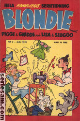 Blondie 1953 nr 5 omslag serier