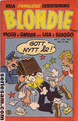Blondie 1954 nr 1 omslag serier