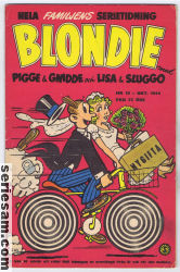 Blondie 1954 nr 10 omslag serier