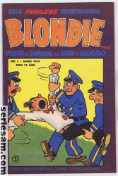 Blondie 1954 nr 3 omslag serier