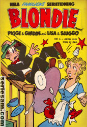 Blondie 1955 nr 4 omslag serier
