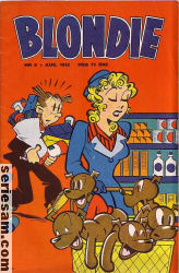 Blondie 1955 nr 8 omslag serier