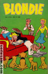 Blondie 1956 nr 8 omslag serier