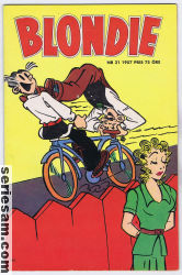 Blondie 1957 nr 21 omslag serier
