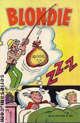 Blondie 1957 nr 23 omslag serier