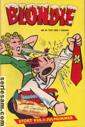 Blondie 1957 nr 25 omslag serier
