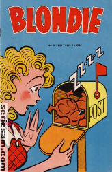 Blondie 1957 nr 3 omslag serier