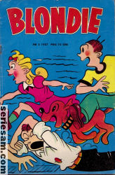 Blondie 1957 nr 5 omslag serier