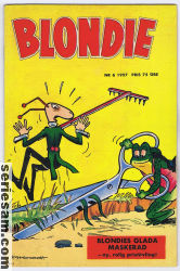 Blondie 1957 nr 6 omslag serier