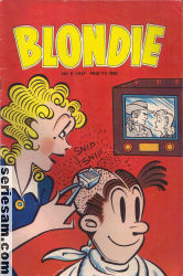 Blondie 1957 nr 8 omslag serier
