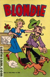 Blondie 1958 nr 13 omslag serier