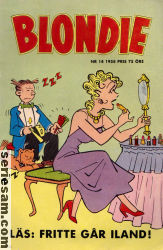 Blondie 1958 nr 14 omslag serier