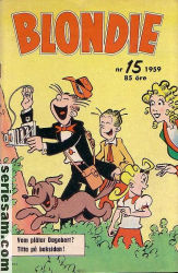 Blondie 1959 nr 15 omslag serier