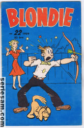 Blondie 1959 nr 22 omslag serier