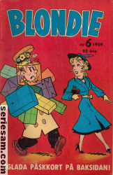 Blondie 1959 nr 6 omslag serier