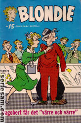 Blondie 1960 nr 15 omslag serier