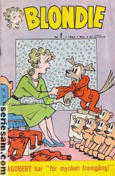 Blondie 1961 nr 1 omslag serier