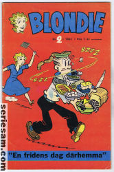 Blondie 1961 nr 2 omslag serier